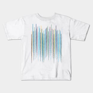 Thin Vernal Lines Kids T-Shirt